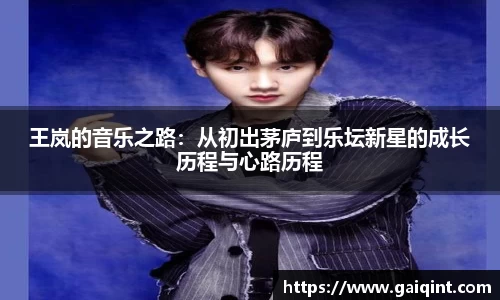 王岚的音乐之路：从初出茅庐到乐坛新星的成长历程与心路历程